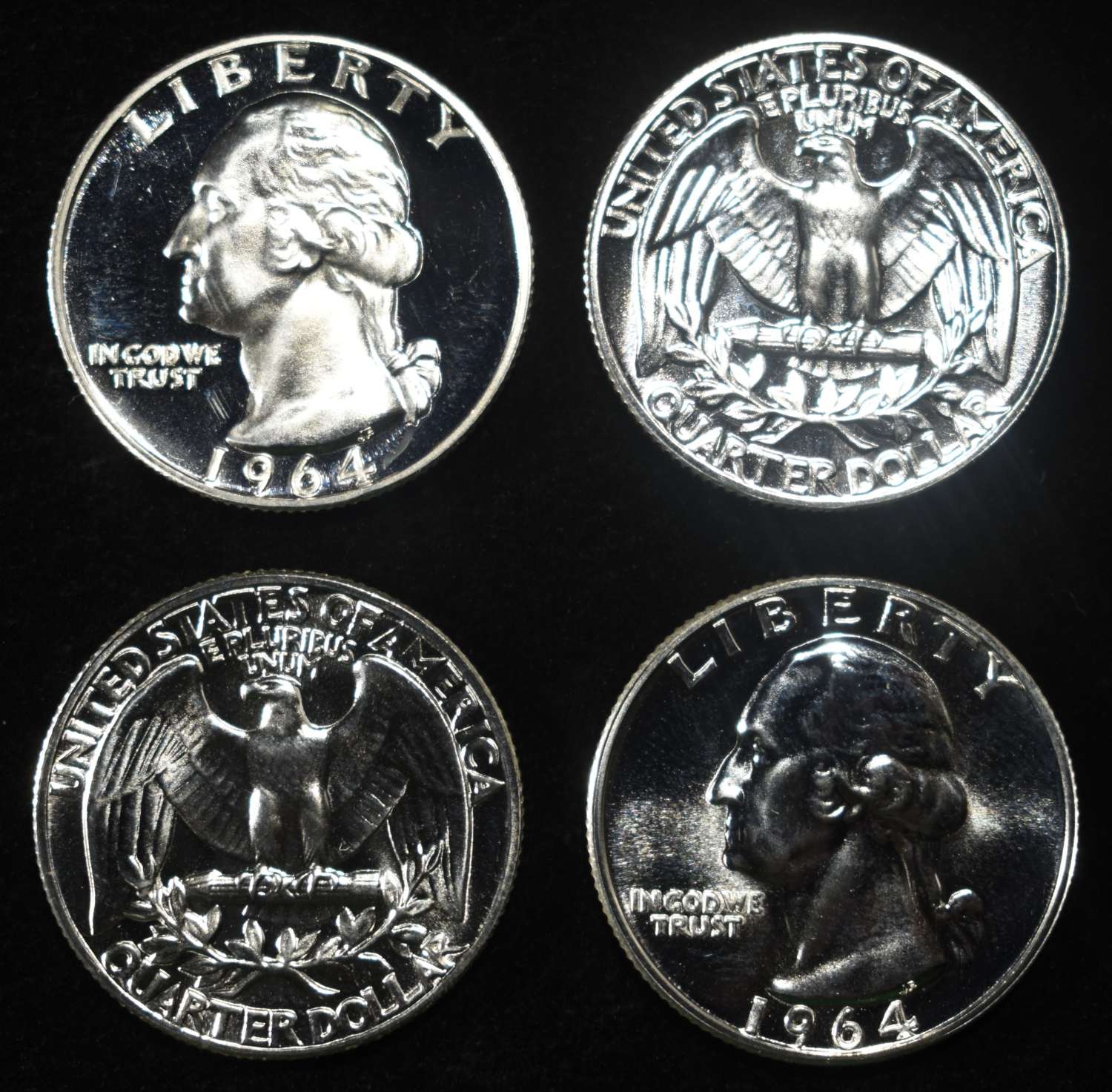 (20) 90% SILVER WASHINGTON QUARTERS PROOF