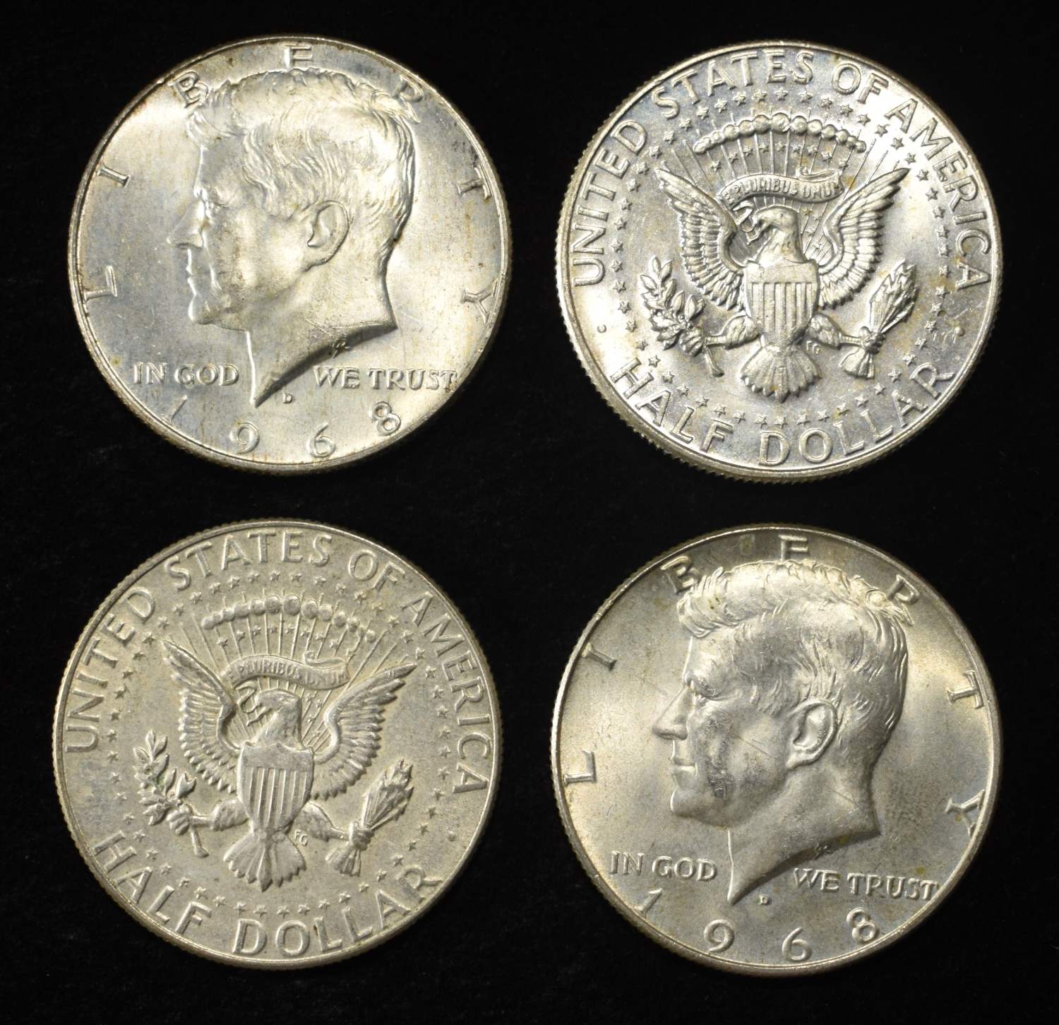 (20) 40% SILVER KENNEDY HALF DOLLARS
