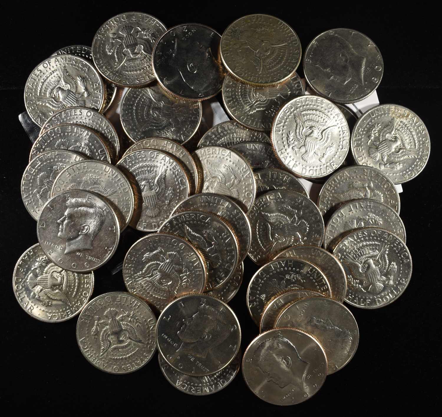 (40) NON-SILVER KENNEDY HALF DOLLARS