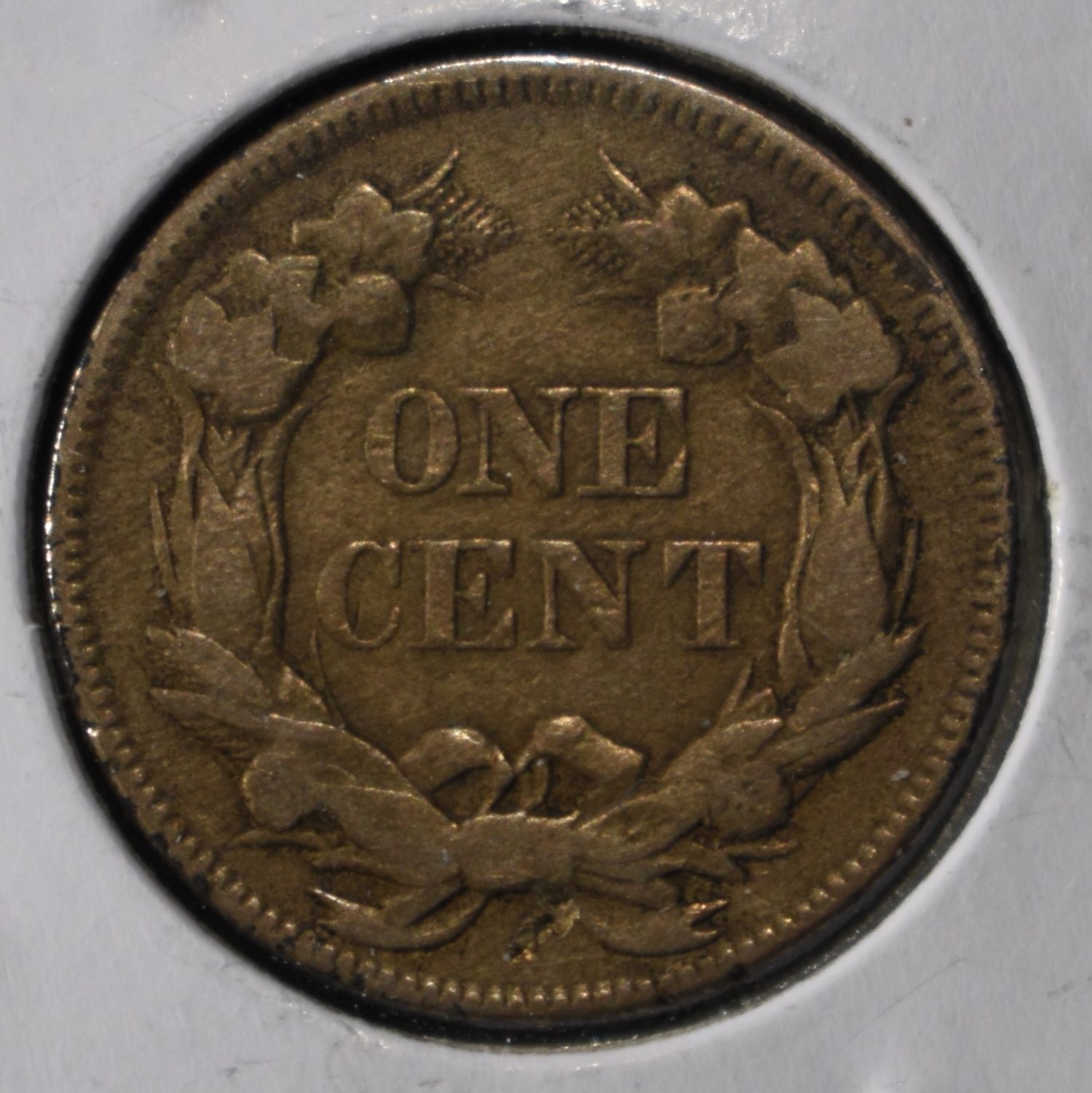 1858 SL FLYING EAGLE CENT XF