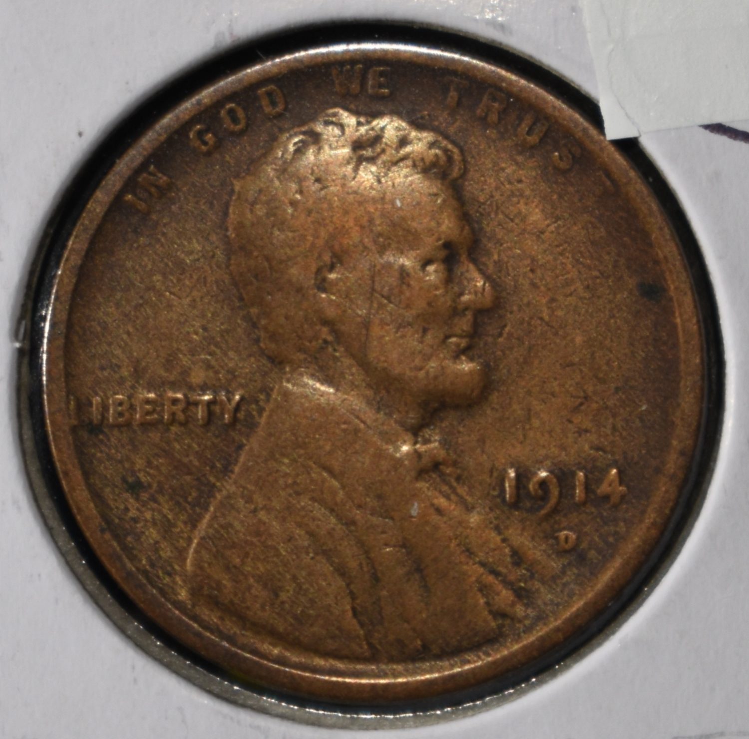1914-D WHEAT CENT VF