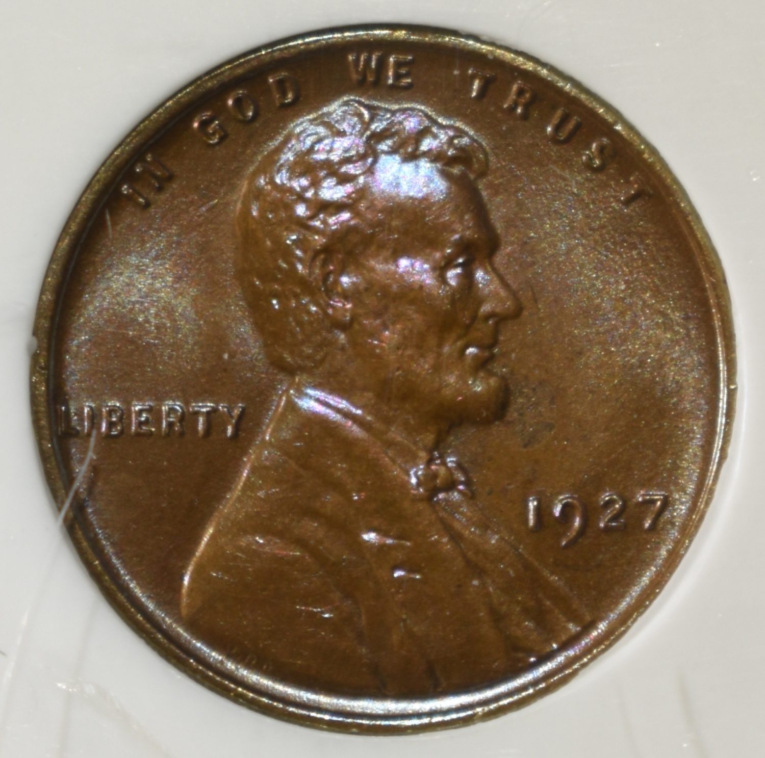 1927 WHEAT CENT PCI SUPERB GEM BU RB