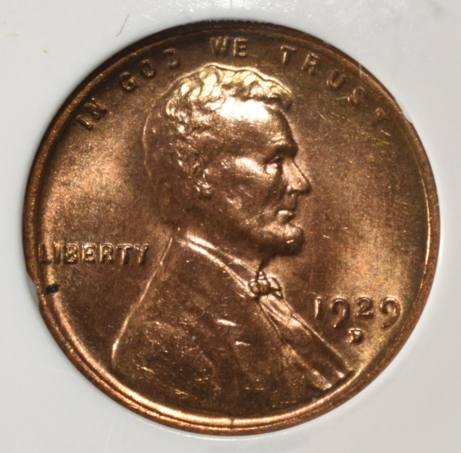 1929-D WHEAT CENT PCI SUPERB GEM BU RD