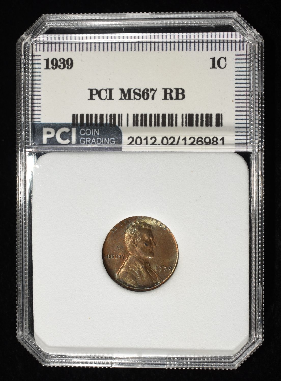 1939 WHEAT CENT PCI SUPERB GEM BU RB