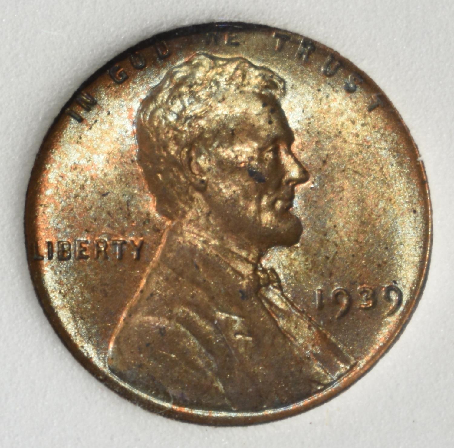 1939 WHEAT CENT PCI SUPERB GEM BU RB