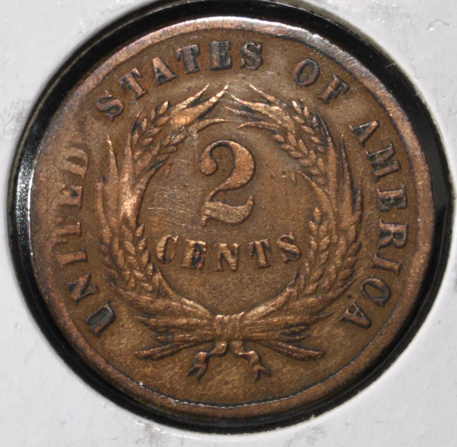 1869 2-CENT PIECE AU
