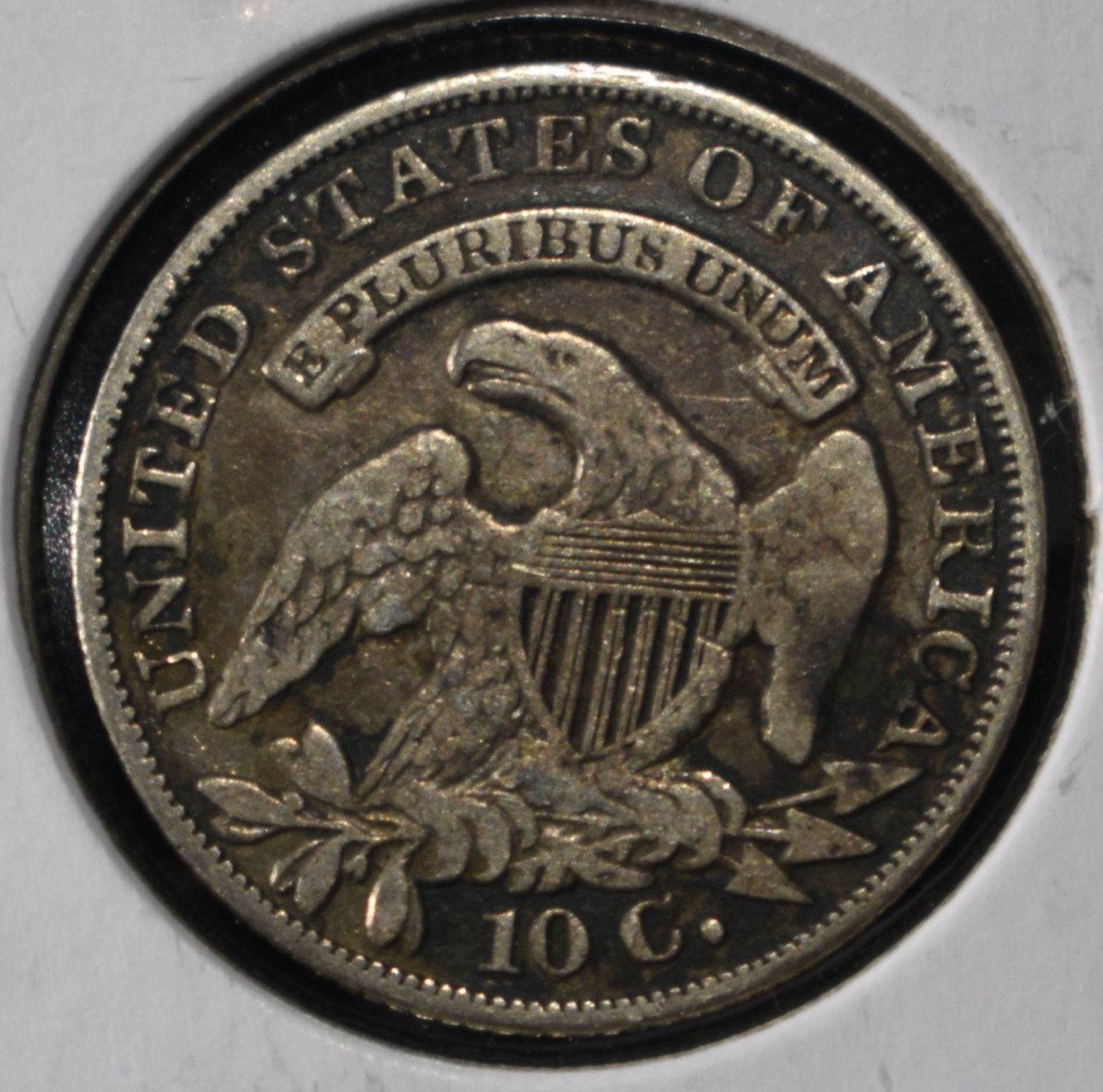 1835 CAPPED BUST DIME VF/XF