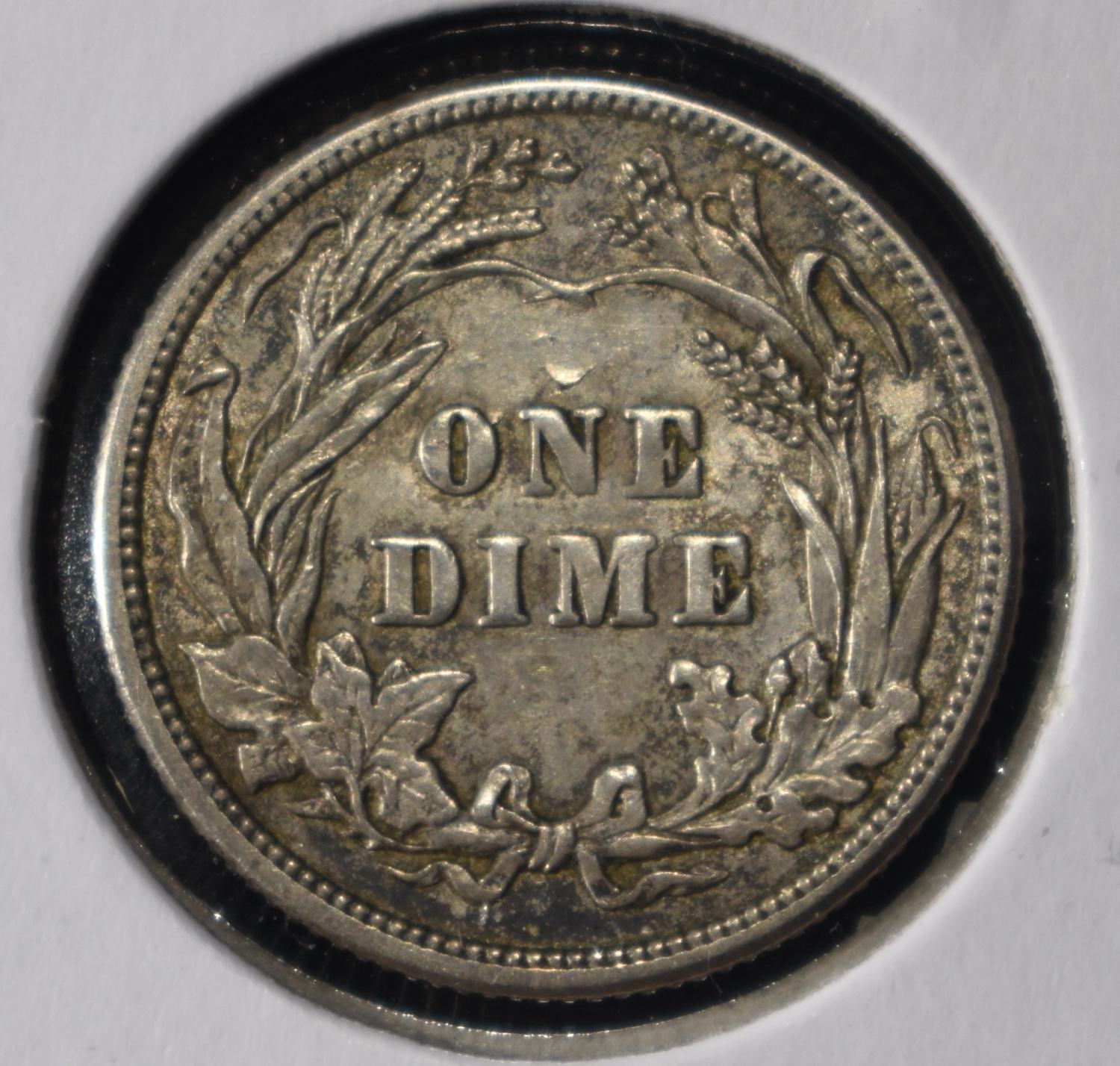 1912 BARBER DIME NICE ORIG UNC