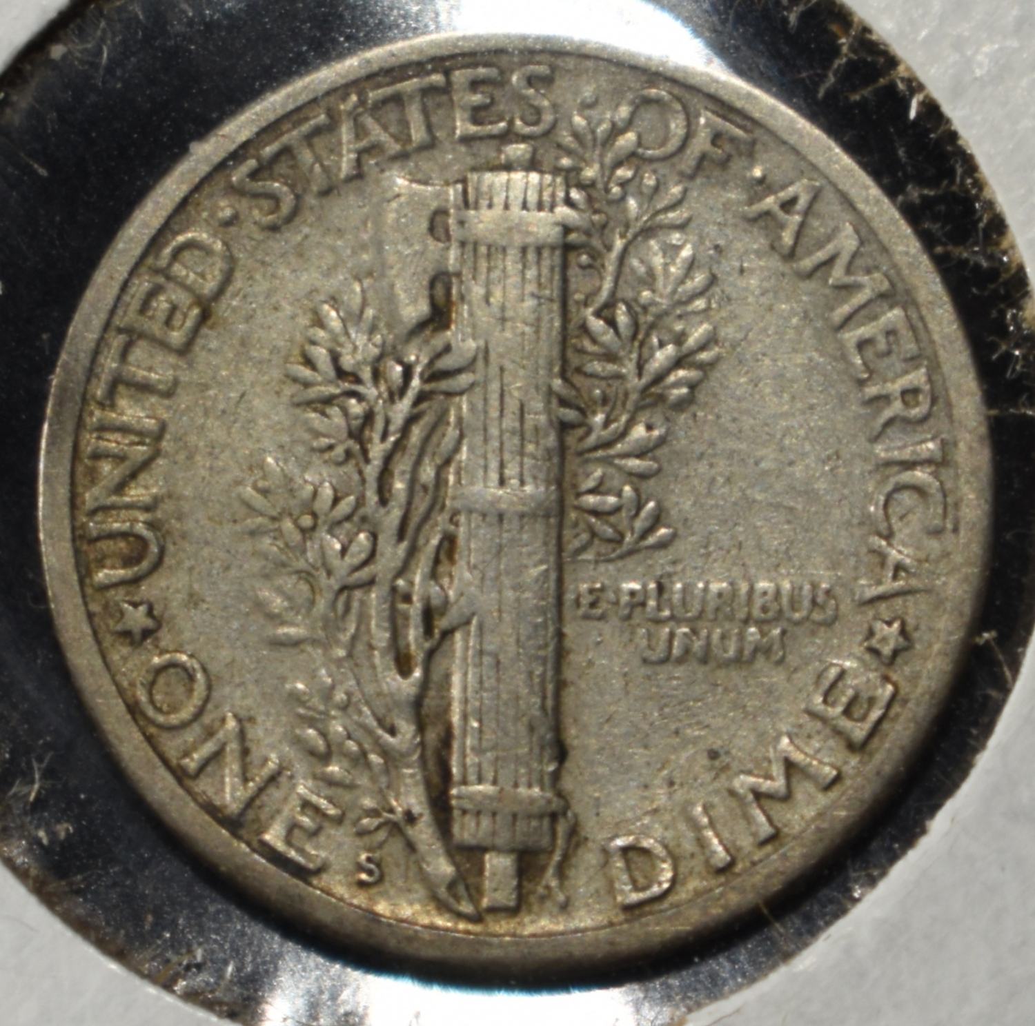 1926-S MERCURY DIME XF