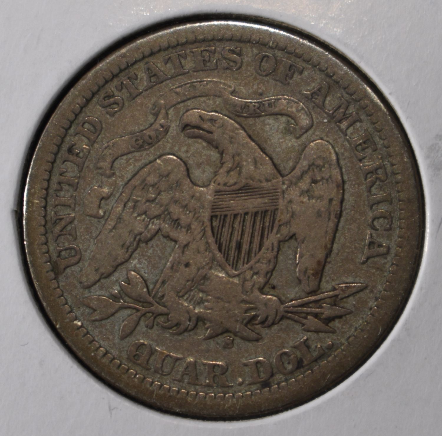 1874-S LIBERTY SEATED QUARTER ARR. FINE