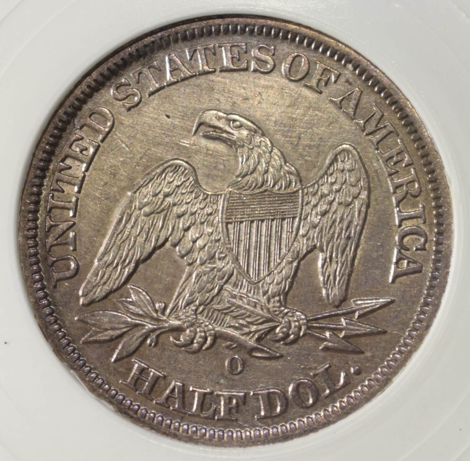 1842-O REV 42 LIBERTY SEATED 50C PCI AU/BU