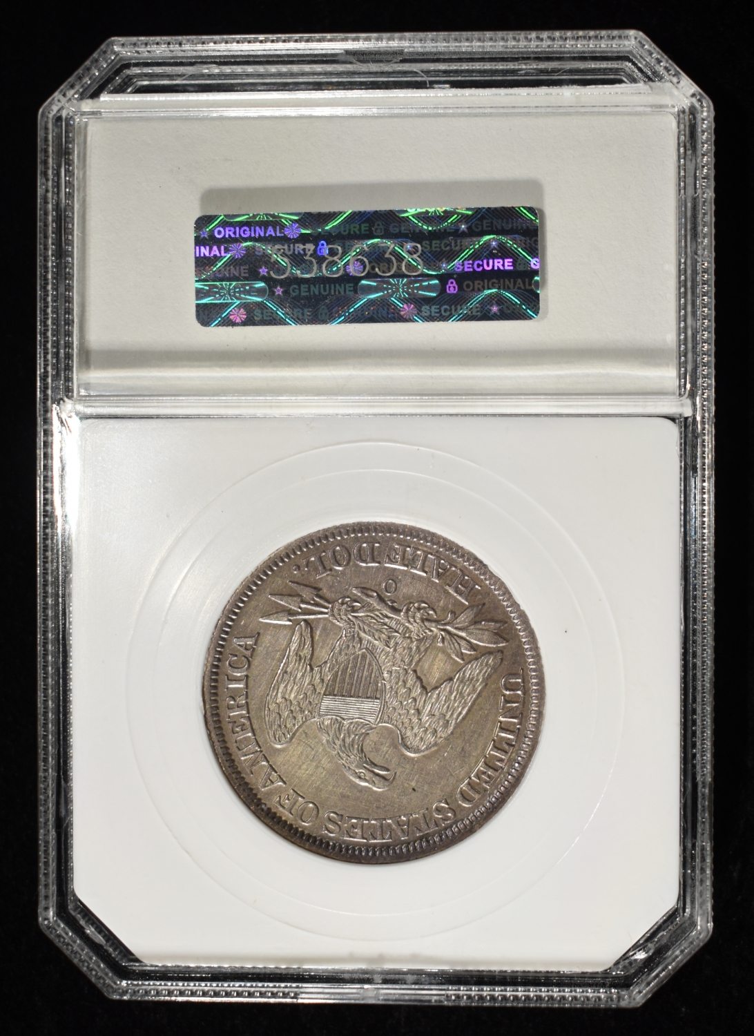 1842-O REV 42 LIBERTY SEATED 50C PCI AU/BU