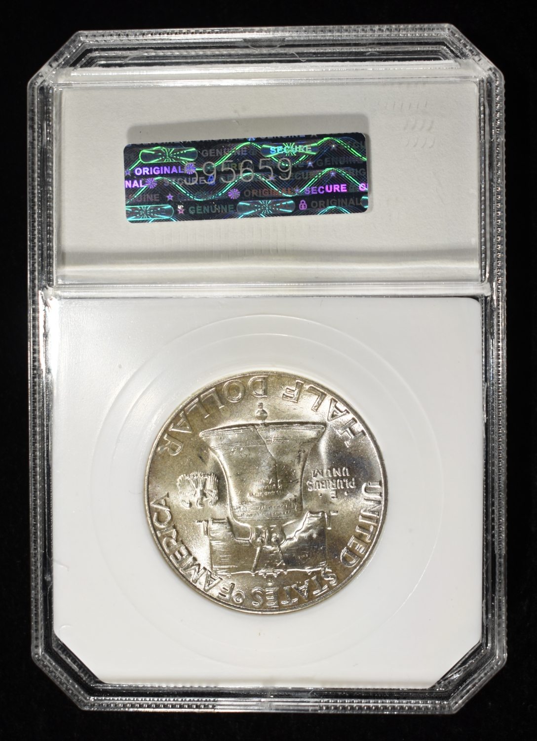 1948-D FRANKLIN HALF DOLLAR PCI SUPERB GEM BU FBL