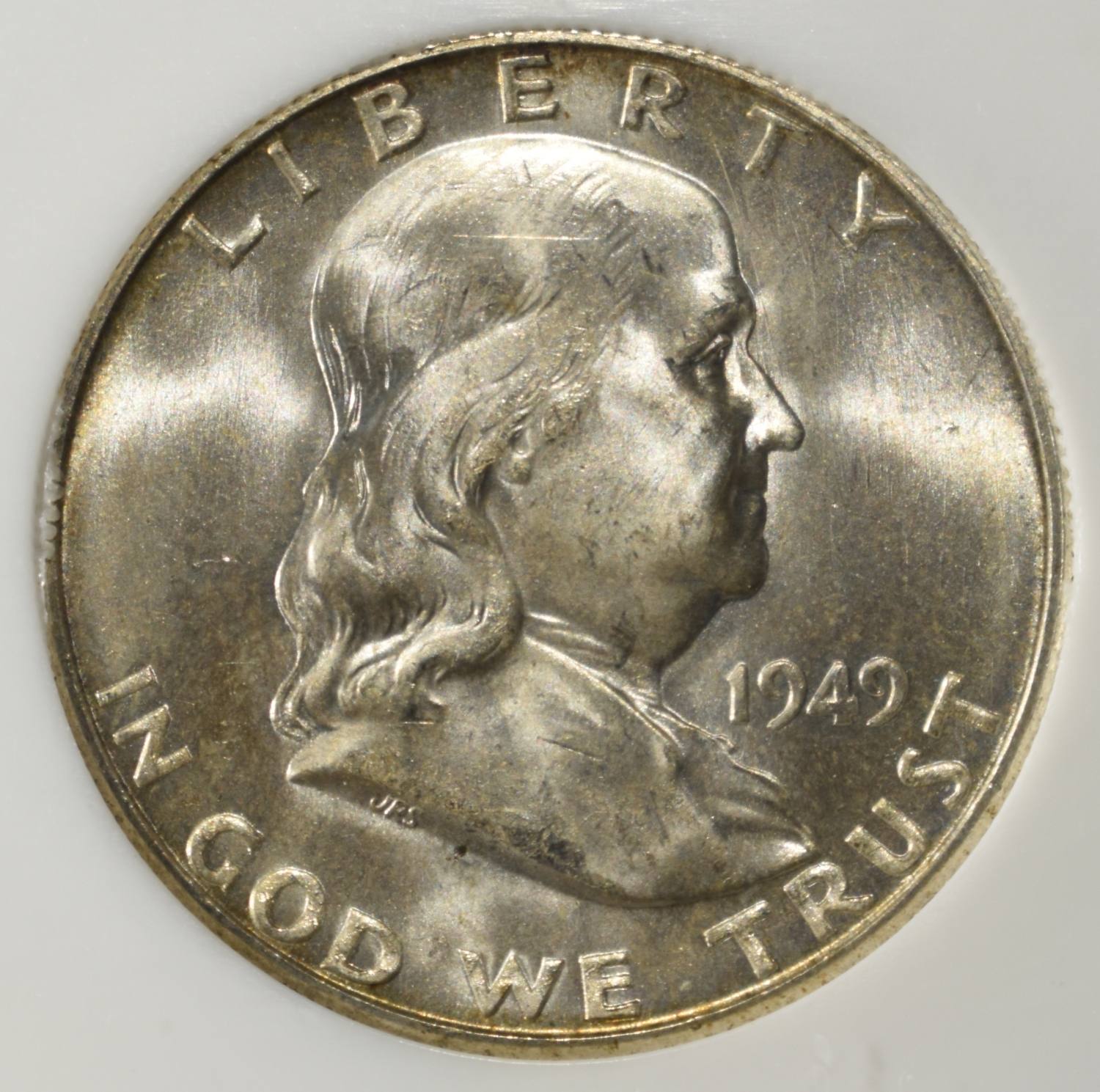 1949-S FRANKLIN HALF DOLLAR PCI SUPERB GEM BU