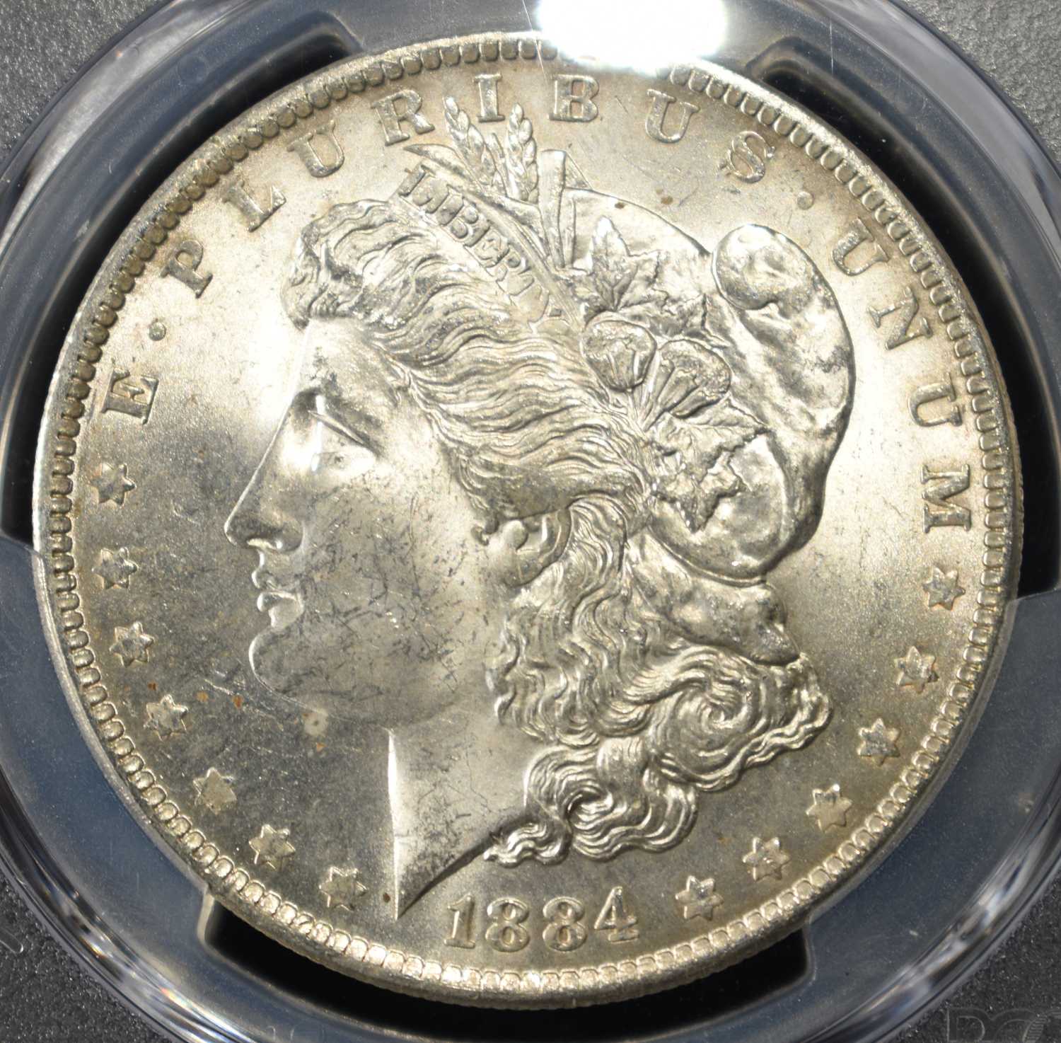 1884-O MORGAN DOLLAR PCGS MS-63