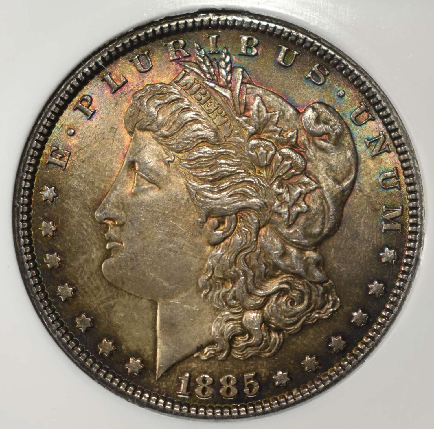 1885 MORGAN DOLLAR PCI SUPERB GEM BU