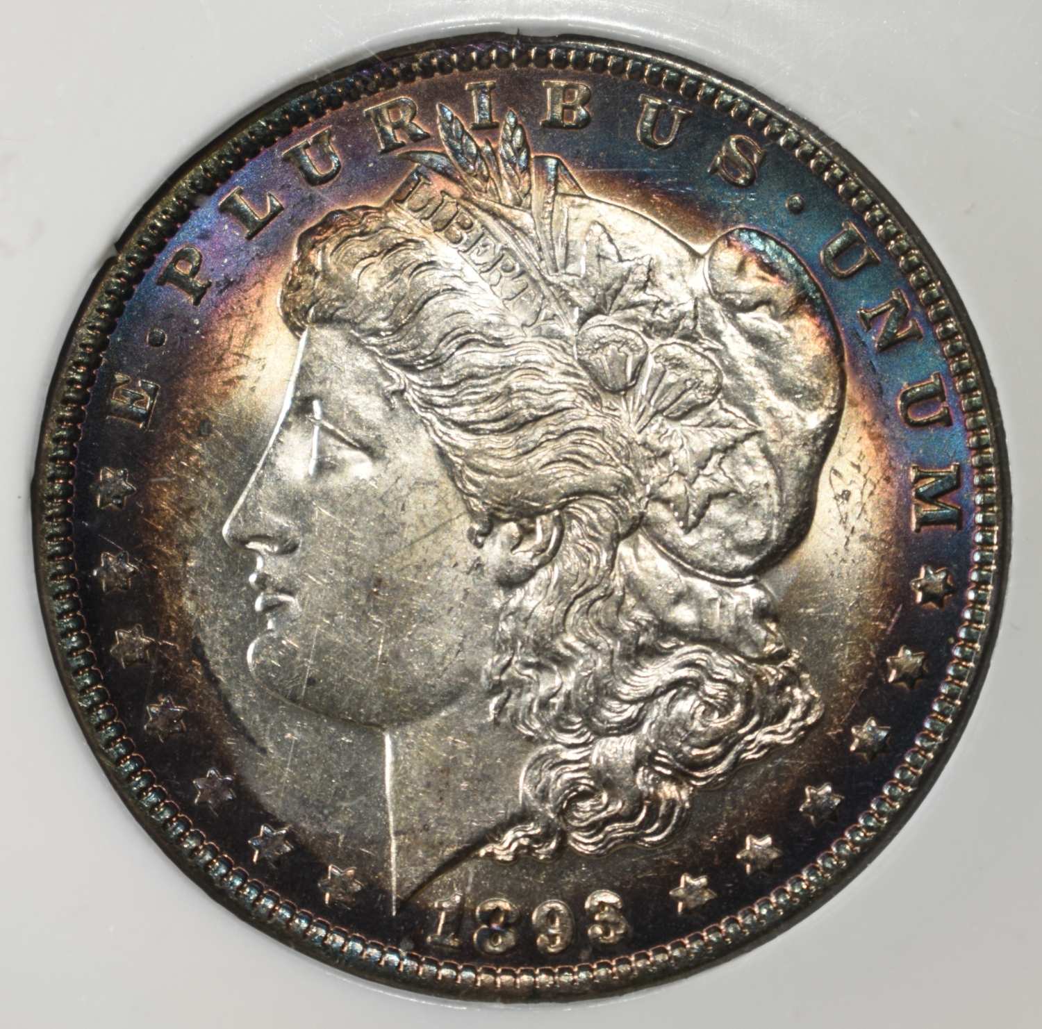 1893 MORGAN DOLLAR PCI GEM BU