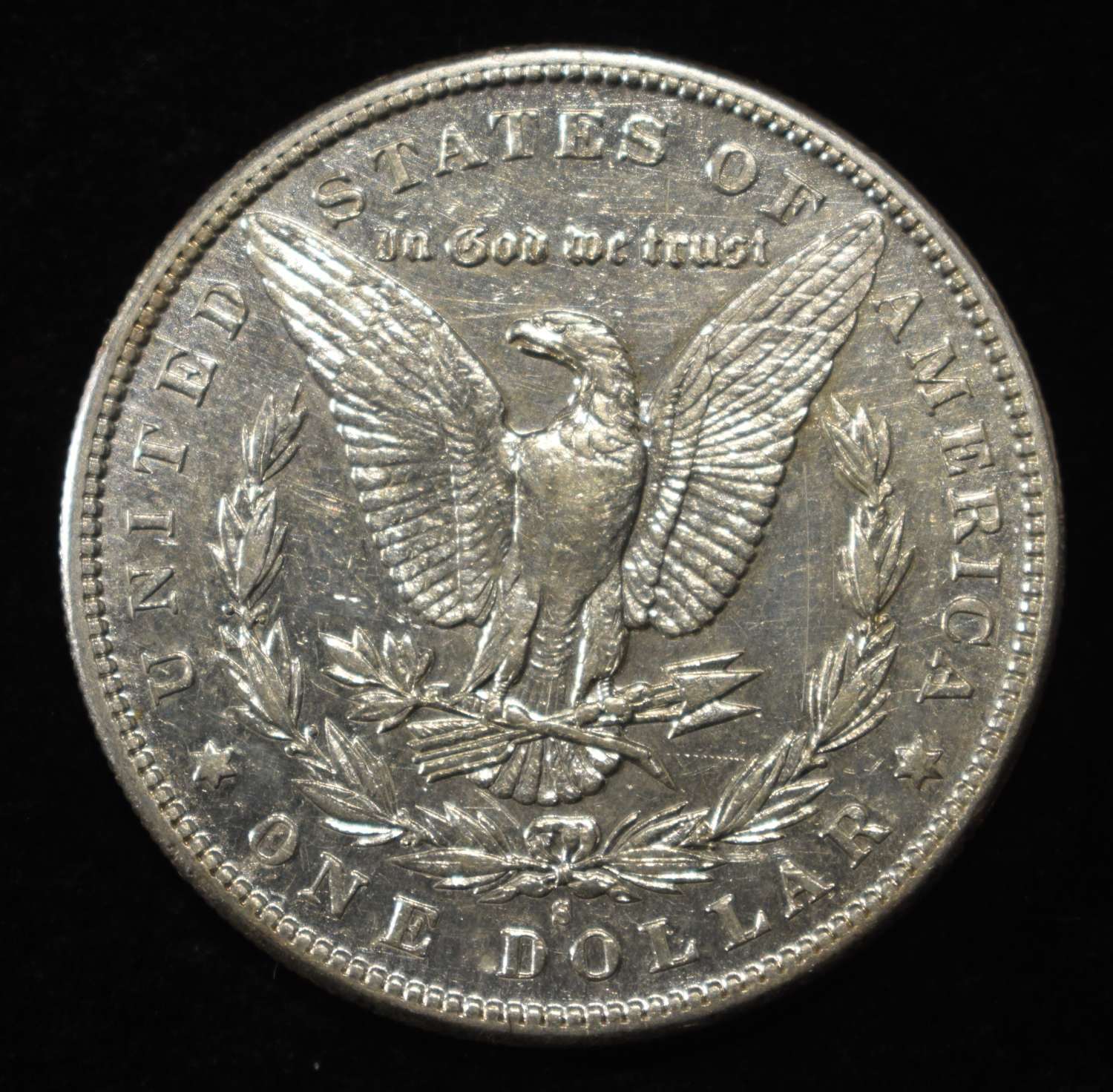 1896-S MORGAN DOLLAR AU