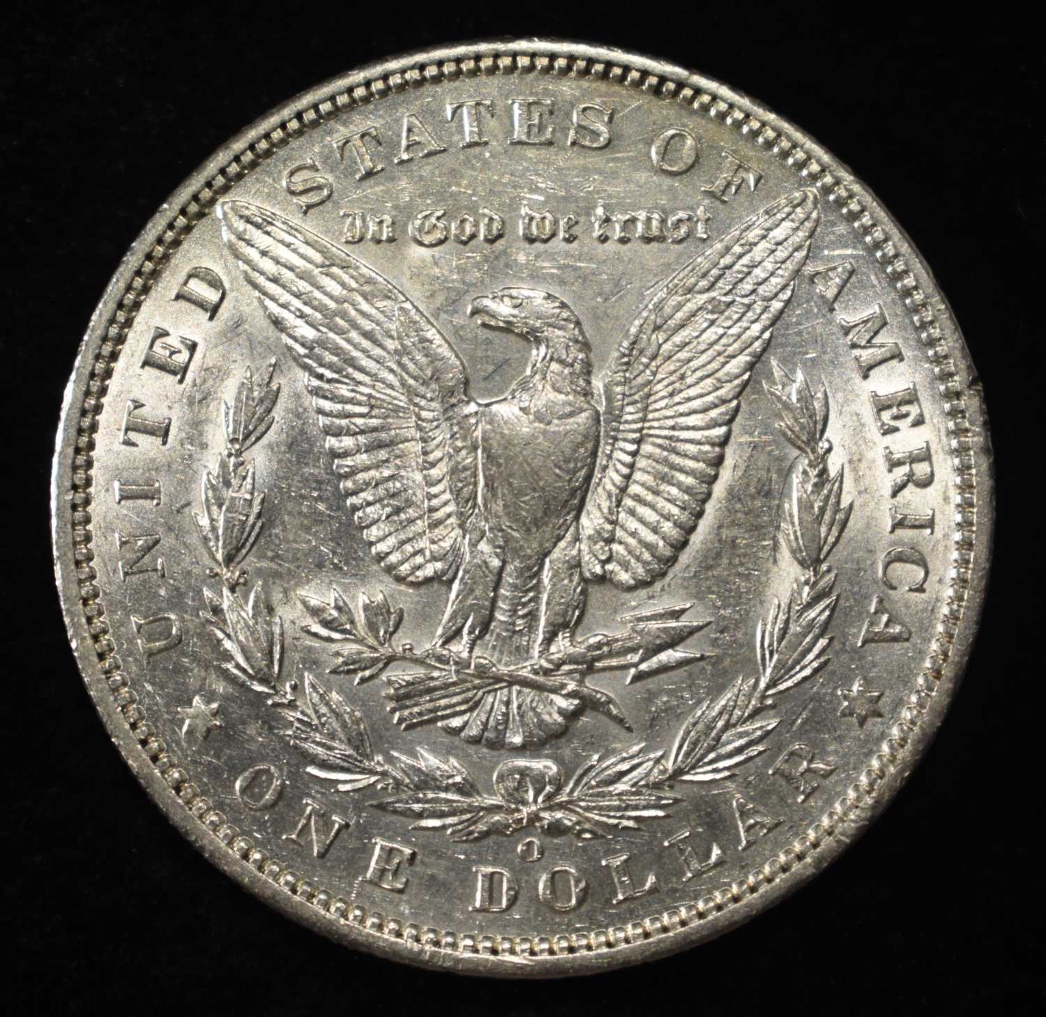 1896-O MORGAN DOLLAR AU/UNC LIGHT OLD CLEANING