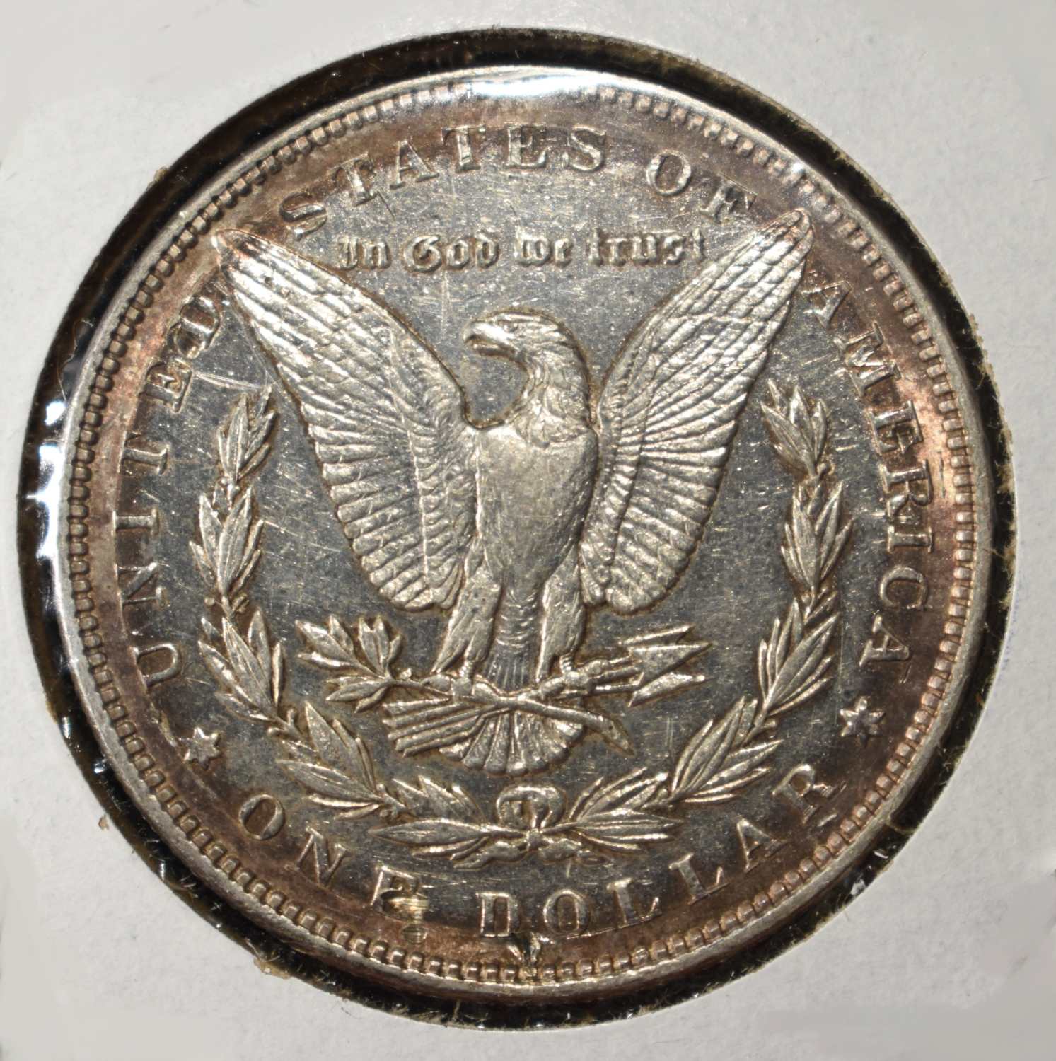 1899-P MORGAN DOLLAR AU CLEANED