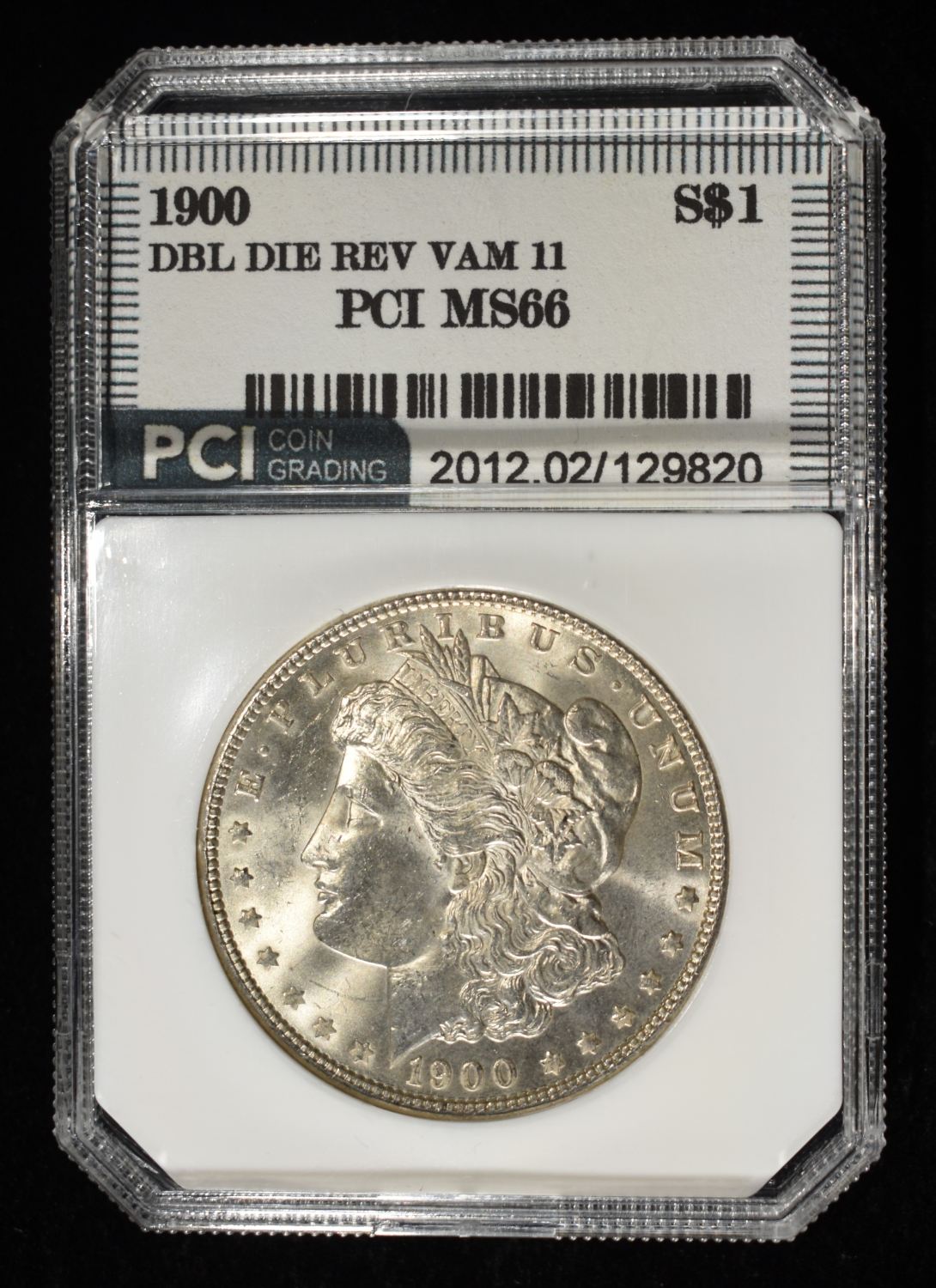 1900 DD REV VAM11 MORGAN DOLLAR PCI SUPERB GEM BU