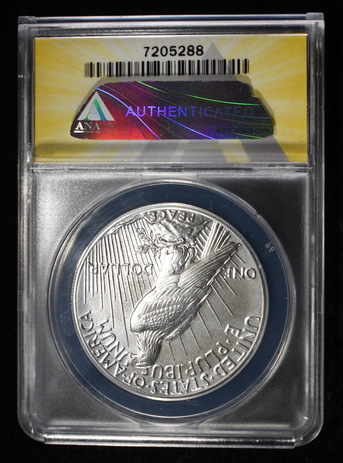 2021 PEACE DOLLAR ANACS MS70