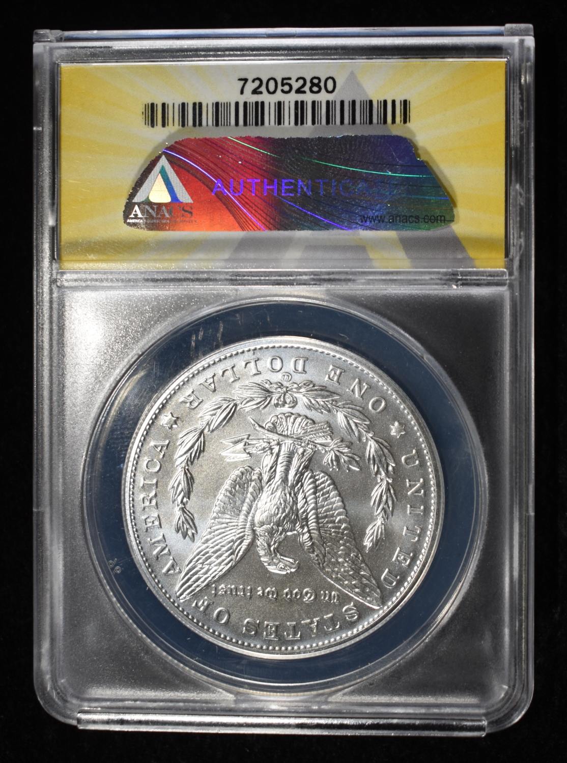 2021-CC MORGAN DOLLAR ANACS MS70