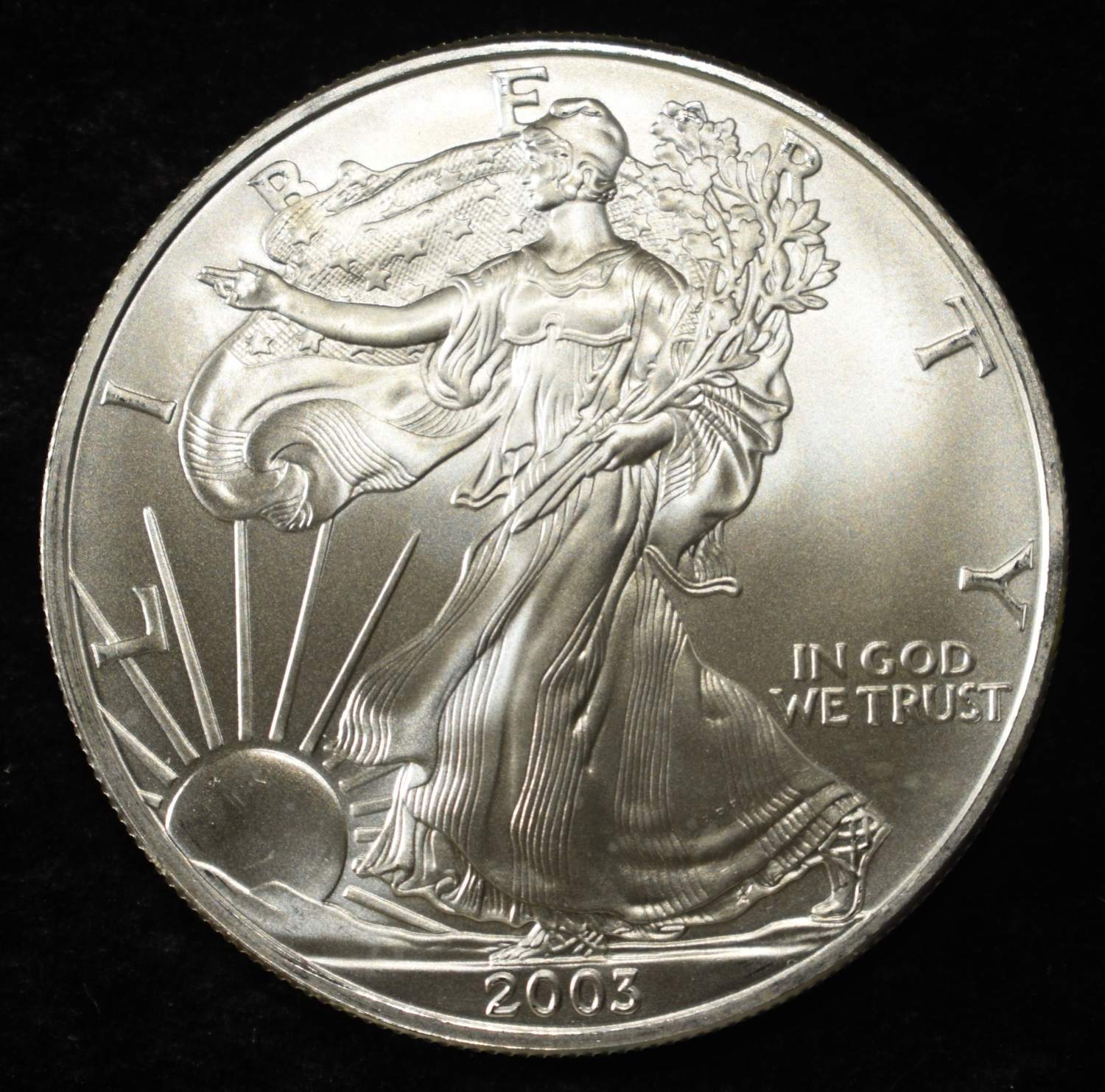 2003 AMERICAN SILVER EAGLE