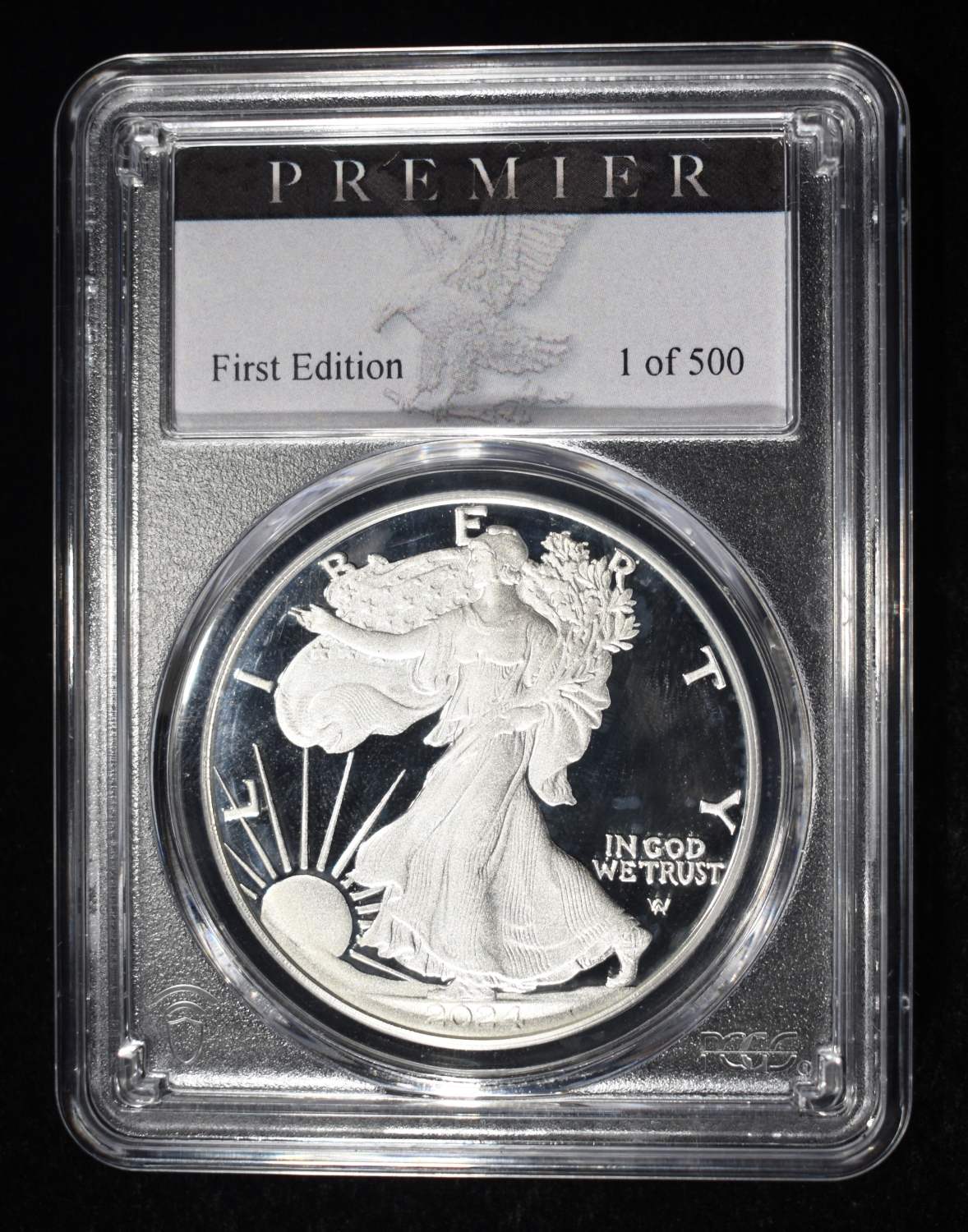 2024-W AMERICAN SILVER EAGLE PCGS PR70 DCAM