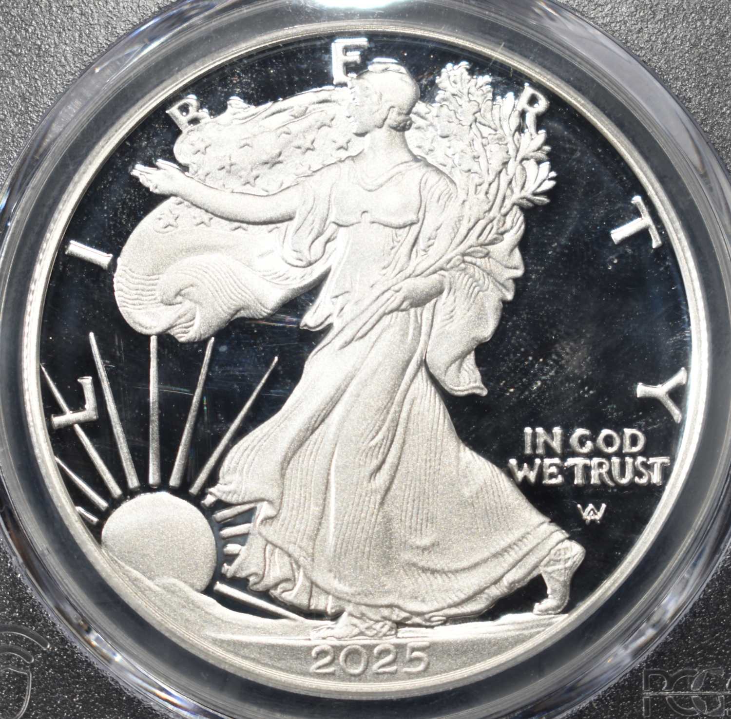 2025-S AMERICAN SILVER EAGLE PCGS PR70 DCAM