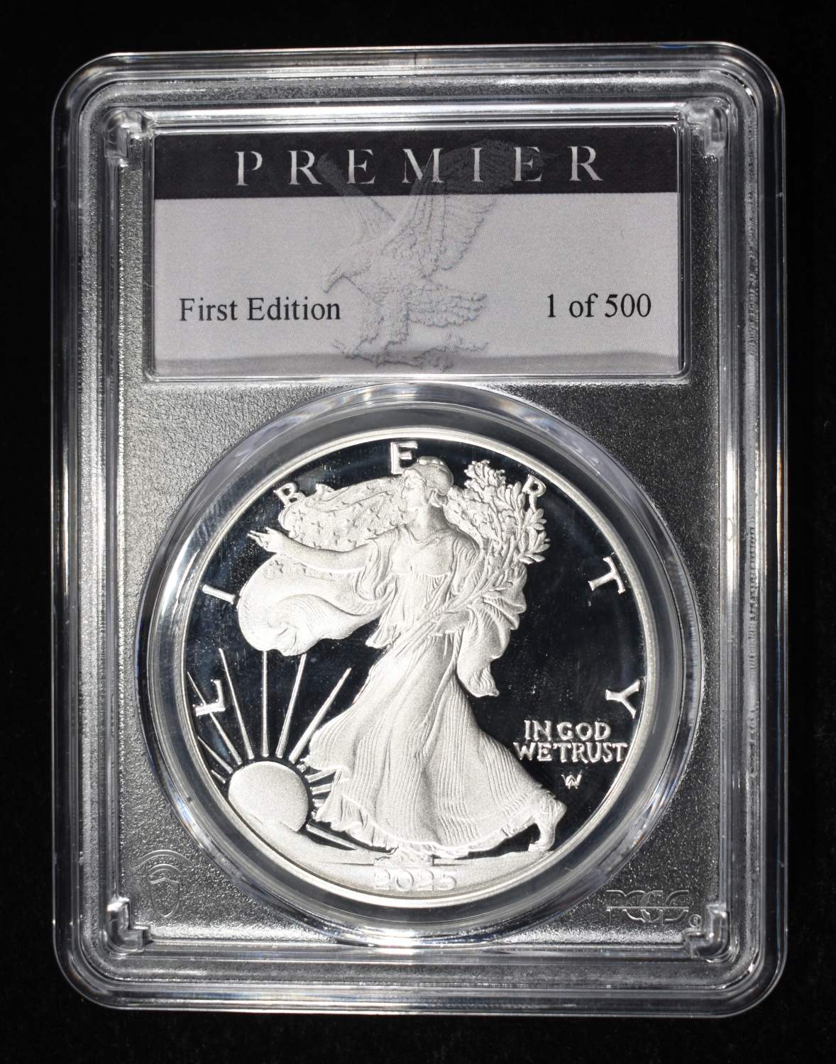 2025-S AMERICAN SILVER EAGLE PCGS PR70 DCAM