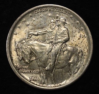 1925 STONE MOUNTAIN COMMEM HALF CH BU. LEADERS IN ON-LINE AUCTIONS ESTIMATE $130 - $150.