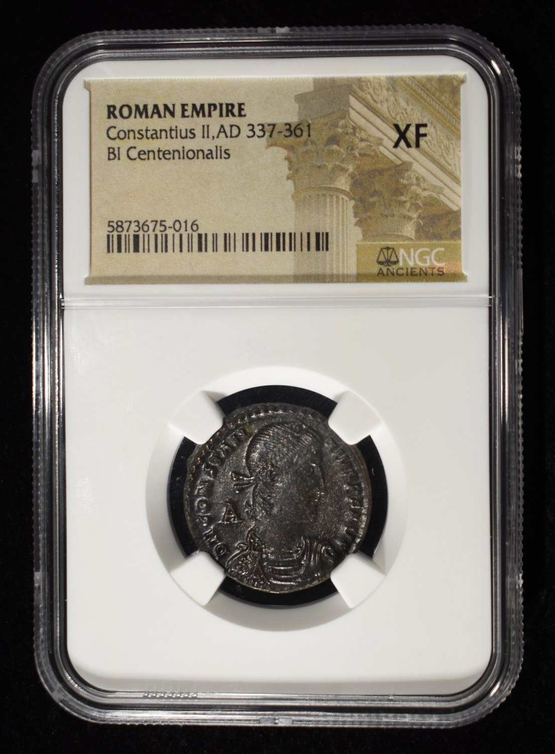 AD 337-361 CONSTANTIUS II ROMAN EMPIRE NGC XF