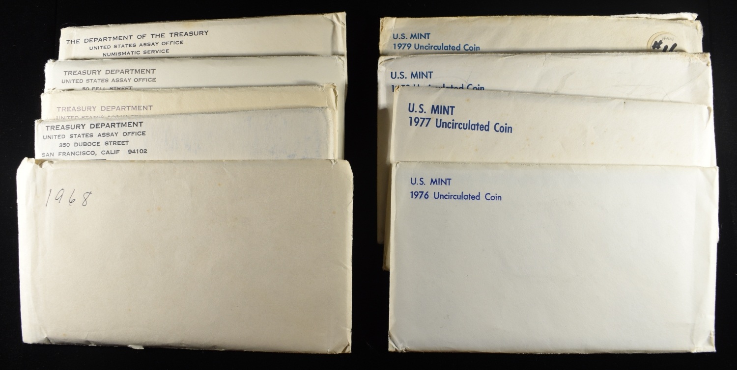 1968-1972 & 1976-1979 MINT SETS