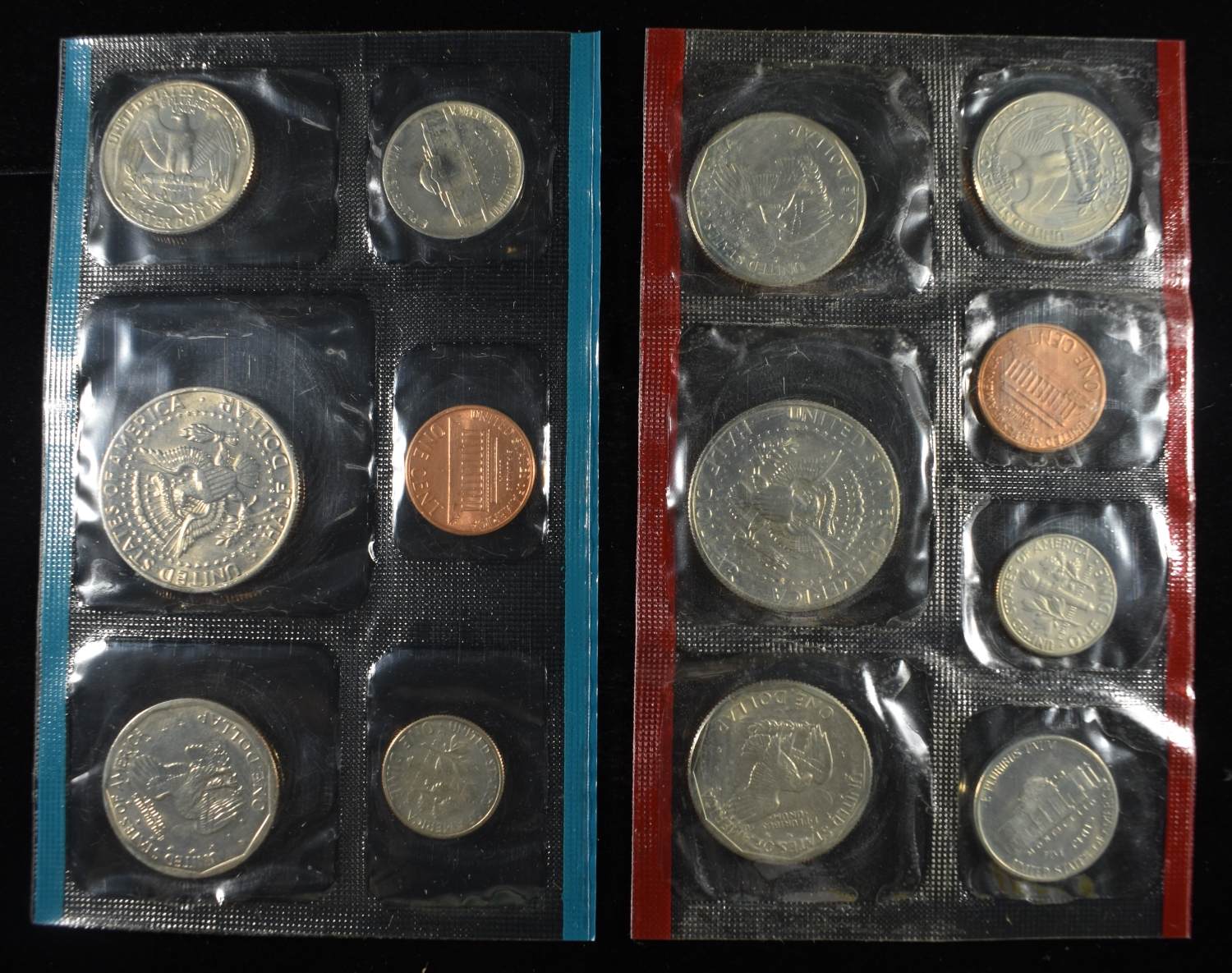 1985 & (2)80, 81, 84, 86, 87, 88 & 89 MINT SETS