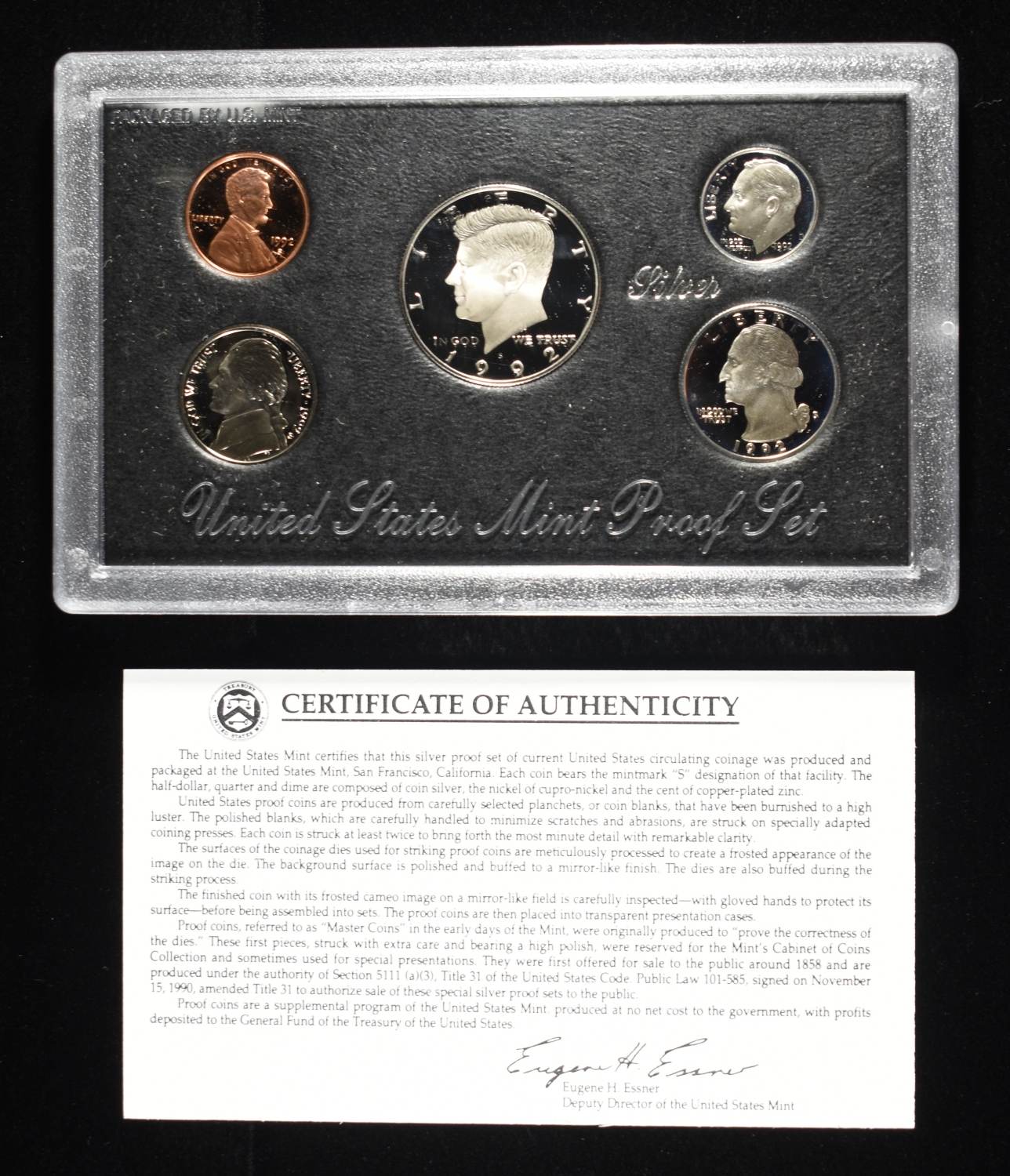 1992 SILVER PROOF SET