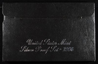 1996 SILVER PROOF SET. TOP RATED AUCTION HOUSE ESTIMATE $75 - $100.