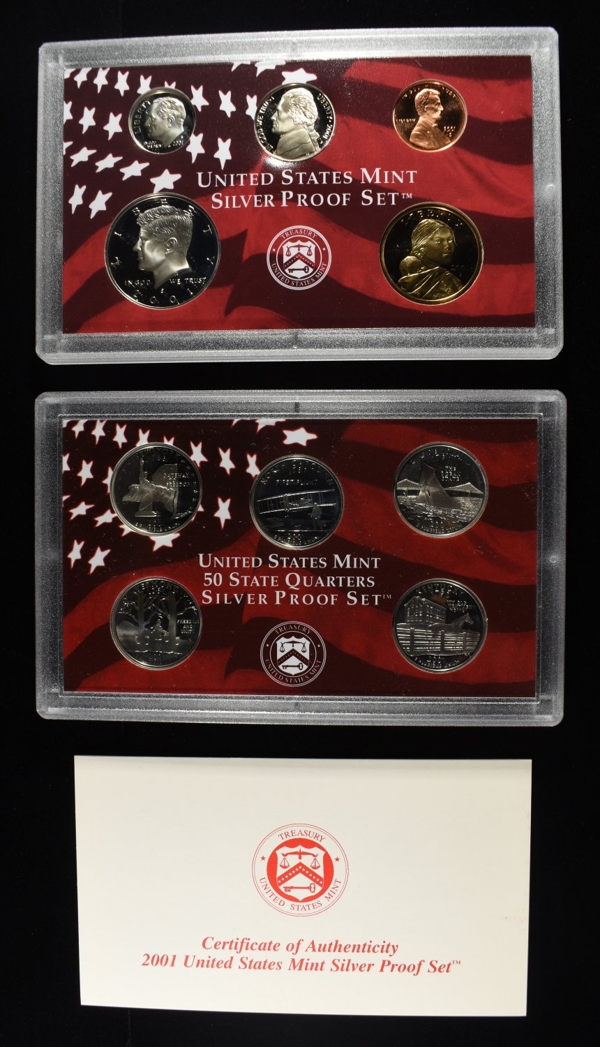2001 US SILVER PROOF SET