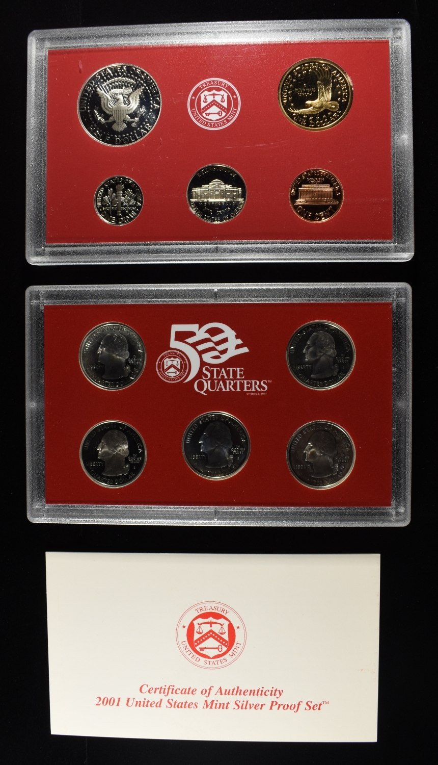 2001 US SILVER PROOF SET