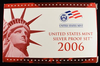 2006 US SILVER PROOF SET. TOP RATED AUCTION HOUSE ESTIMATE $150 - $200.