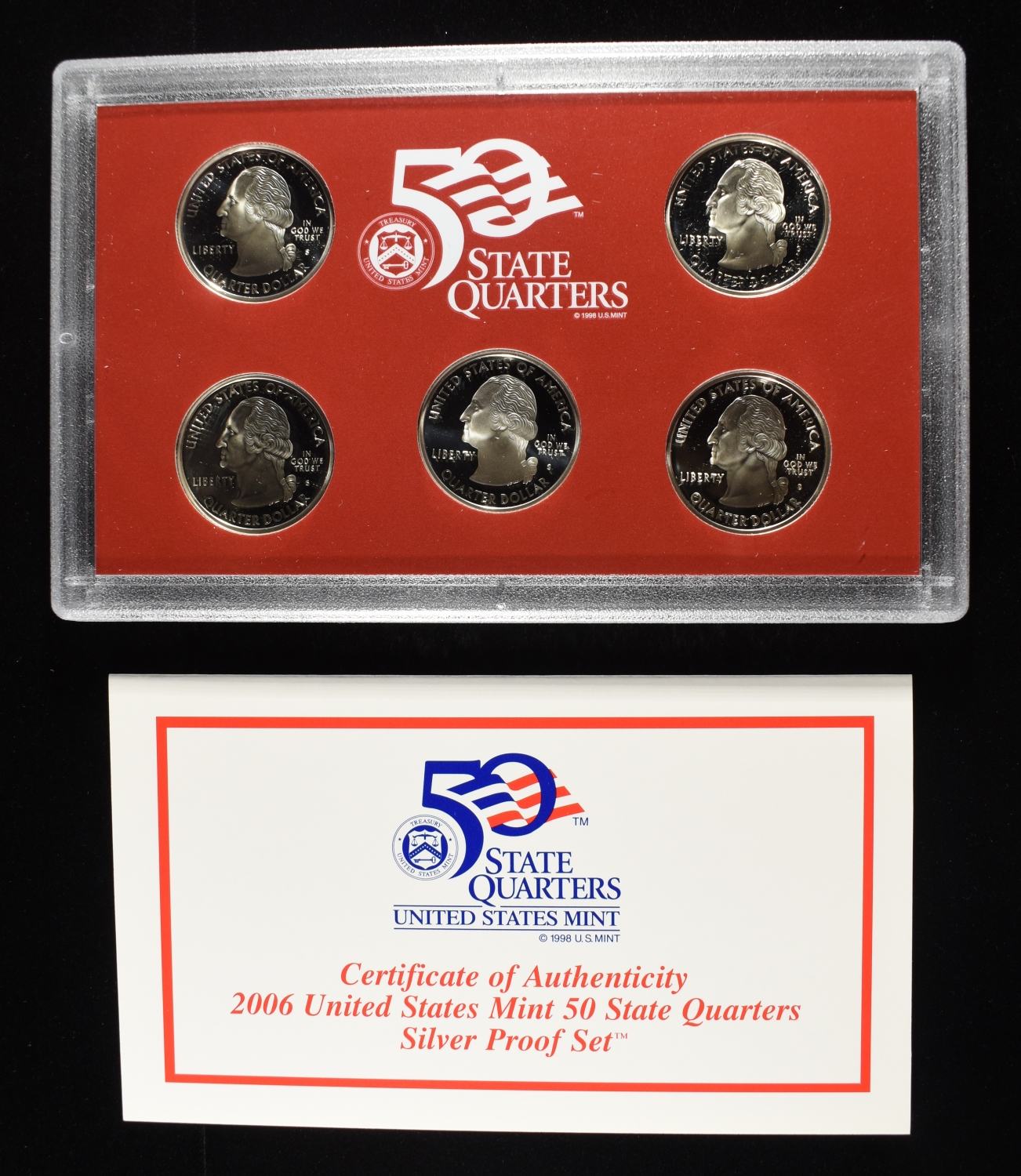 2006 SILVER QUARTER PROOF SET
