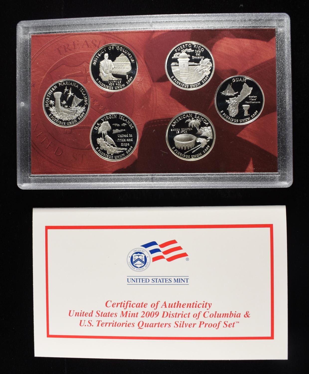 2009 SILVER QUARTER PROOF SET