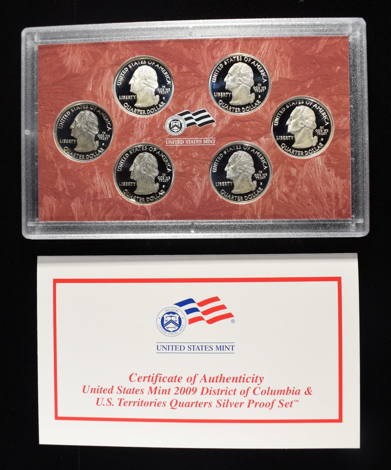 2009 SILVER QUARTER PROOF SET