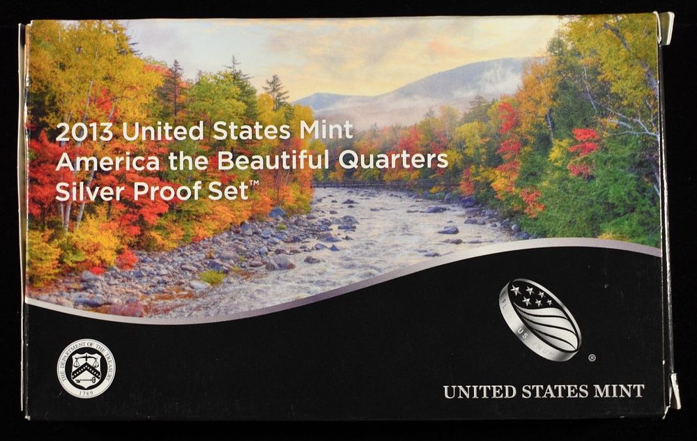 2013 SILVER QUARTER PROOF SET. BID WITH SILVER CITY AUCTIONS ESTIMATE $80 - $120.