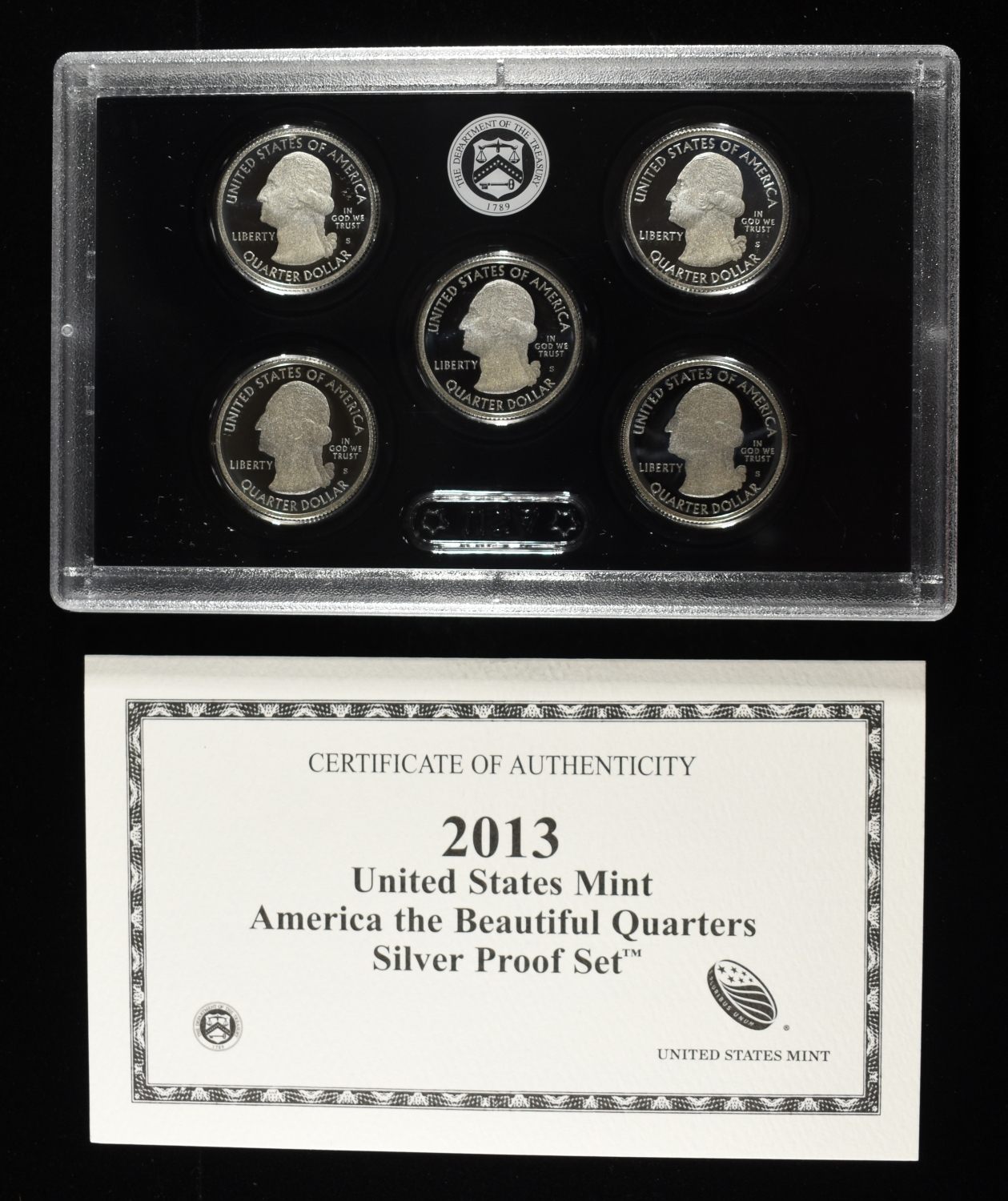 2013 SILVER QUARTER PROOF SET