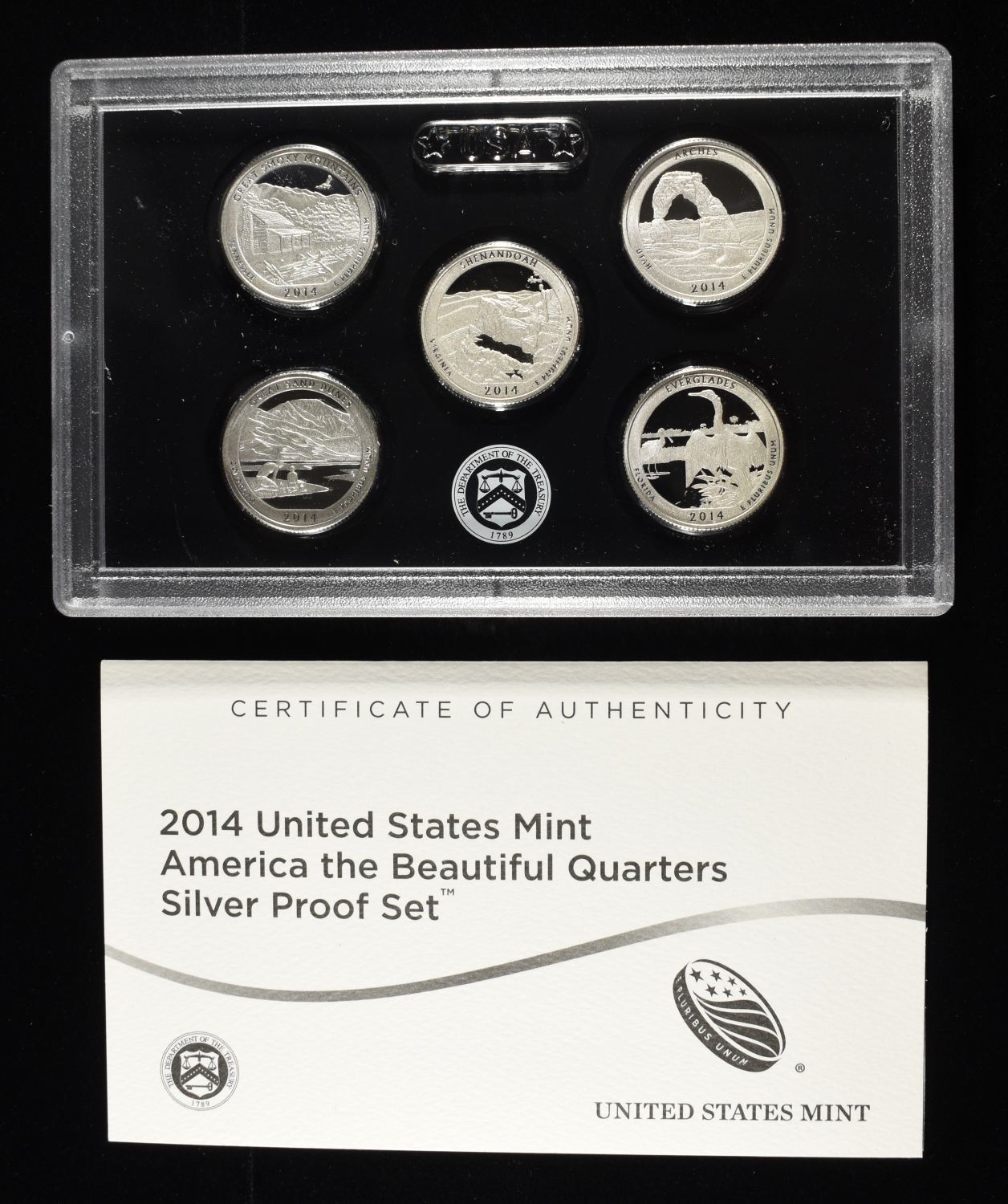 2014 SILVER QUARTER PROOF SET