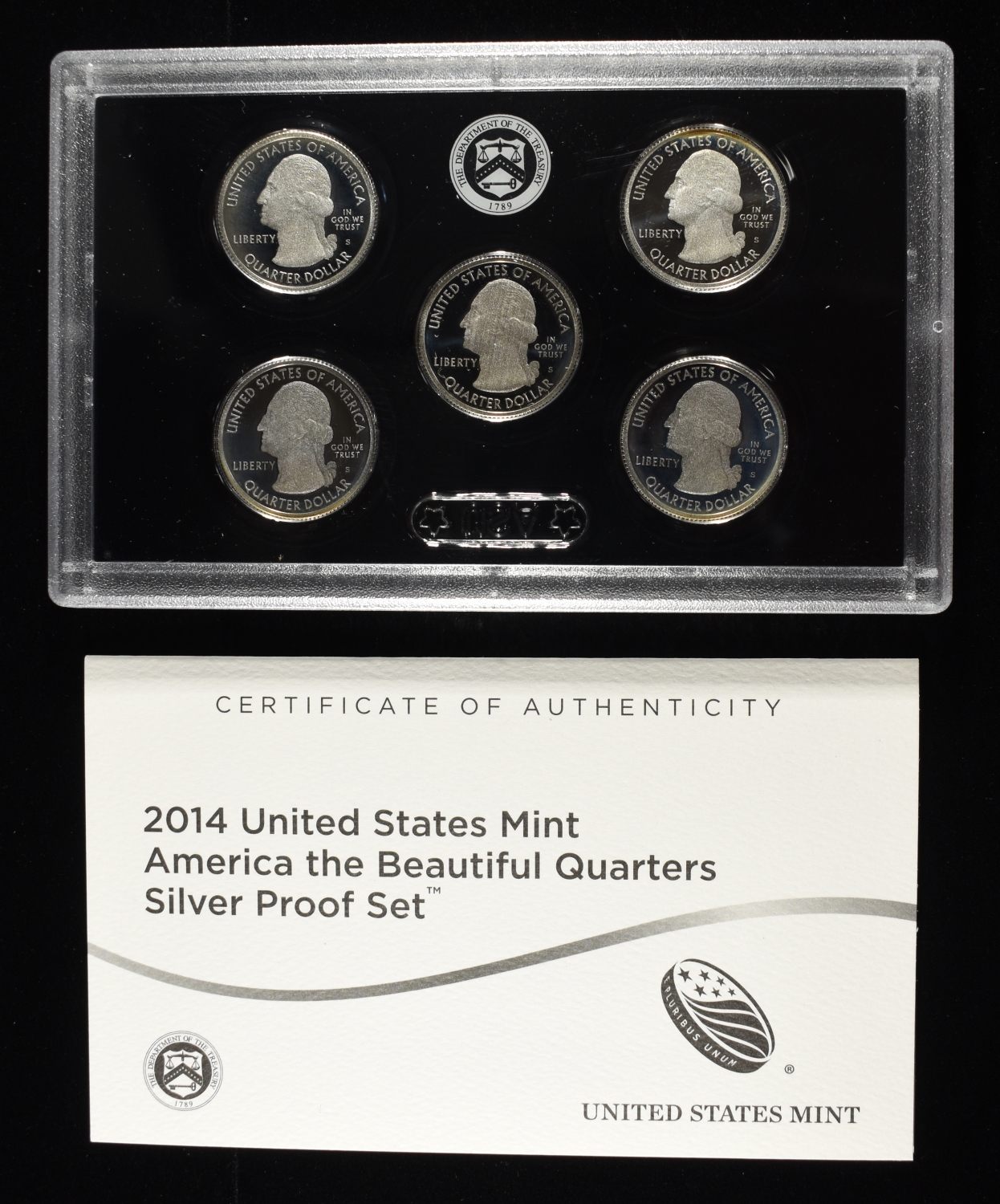 2014 SILVER QUARTER PROOF SET