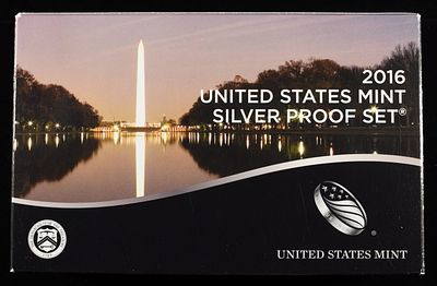 2016 US SILVER PROOF SET. TOP RATED AUCTION HOUSE ESTIMATE $150 - $200.