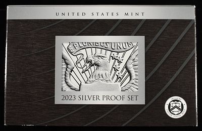 2023 US SILVER PROOF SET. TOP RATED AUCTION HOUSE ESTIMATE $175 - $225.
