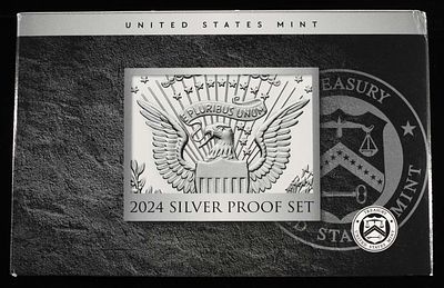 2024 US SILVER PROOF SET. LEADERS IN ON-LINE AUCTIONS ESTIMATE $200 - $250.